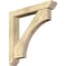Ekena Millwork Westlake Slat Rough Sawn Bracket w/ Offset Brace, Douglas Fir, 6"W x 36"D x 36"H BKT0604X36X36WTL06RDF - alternate 1